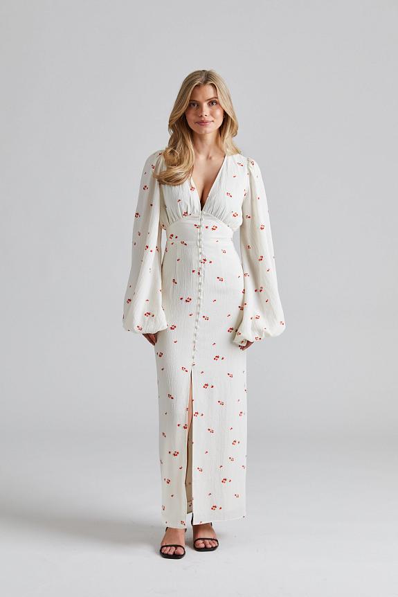 Adoore Positano Dress White/Red